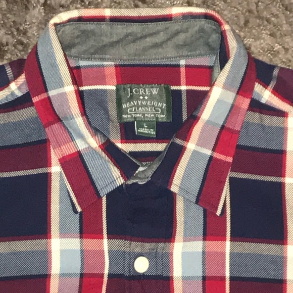 J. Crew Other - Men’s J. Crew Heavyweight Flannel Shirt Large L